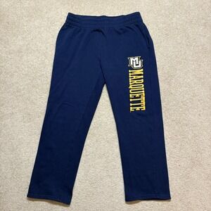 Marquette Golden Eagles Sweatpants‎ Mens Large Blue NCAA Basketball Colosseum